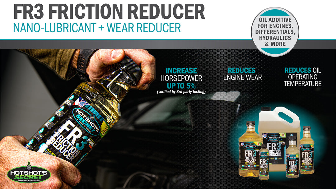 Increasing Horsepower & Torque with FR3 Friction Reducer oil additive