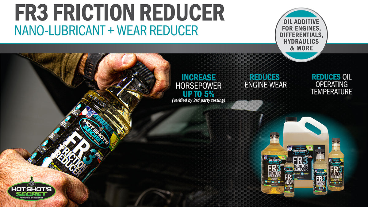 Increasing Horsepower & Torque with FR3 Friction Reducer oil additive