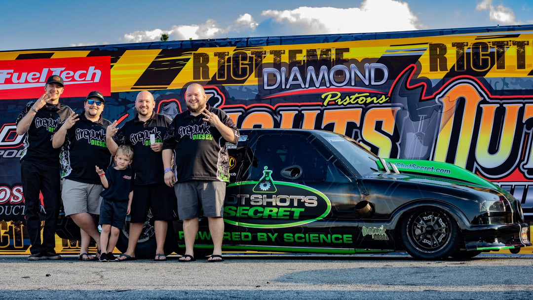 Sponsored Firepunk Diesel S10 Makes Drag Racing History