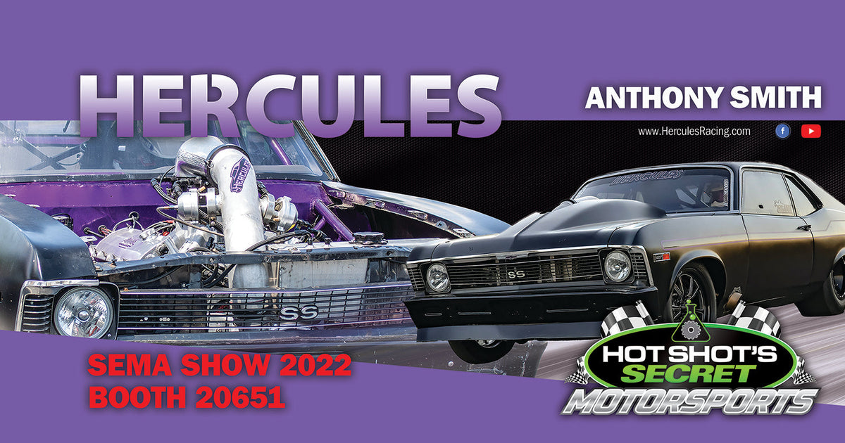 Hot Shot’s Secret Hosts Anthony Smith and His “Hercules” Race Car