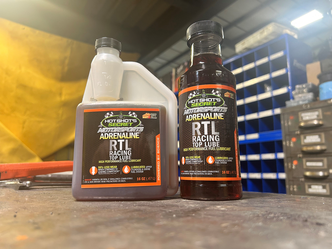 Introducing Adrenaline® RTL™ Racing Top Lube Fuel Additive