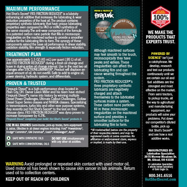 FR3 Friction Reducer