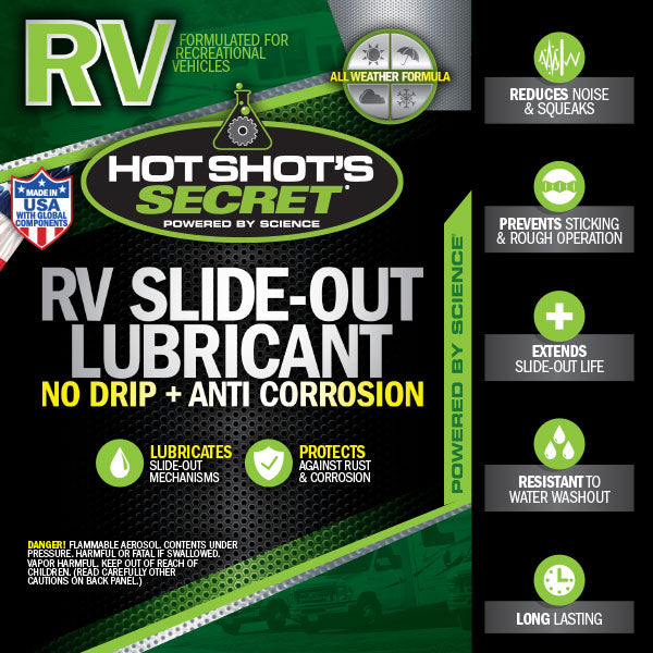 Slide-Out Lubricant Front Label