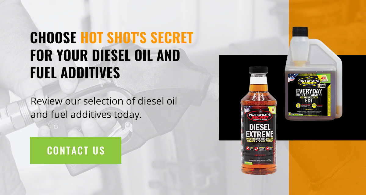 Choose Hot Shot's Secret for Your Diesel Oil and Fuel Additives