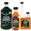 64-ounce bottle of Stiction Eliminator, 16-ounce bottle of Diesel Extreme and 16-ounce twin-neck bottle of EDT