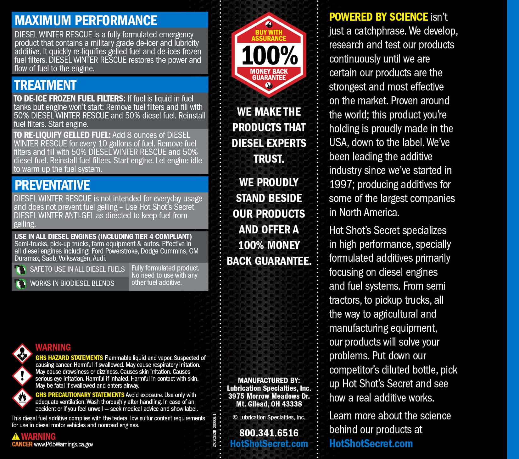 Diesel Fuel De-Icer Additive | Quick Thaw for Diesel Engines