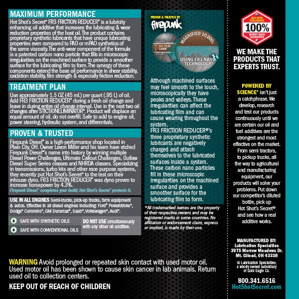 FR3 Friction Reducer