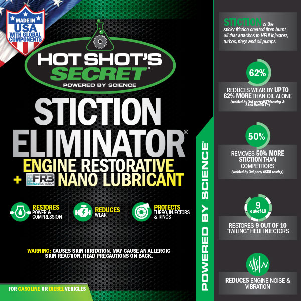 Stiction Eliminator Product Label