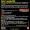 Red Antifreeze/Coolant Back Label