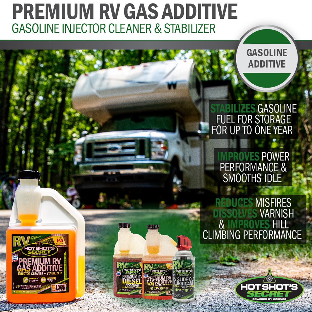 Premium RV Gas Additive Infographic
