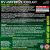 Red Antifreeze Coolant Back Label