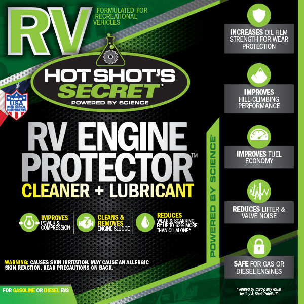 RV Engine Protector Front Label