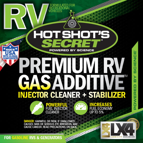 Premium RV Gas Additive Front Label