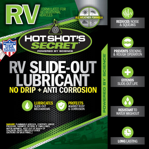 Slide-Out Lubricant Front Label