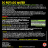 Green Antifreeze/Coolant Back Label