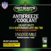 Green Antifreeze/Coolant Front Label