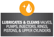 Gasoline Extreme lubricates and cleans