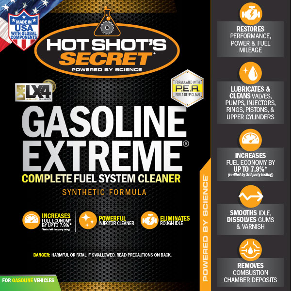 Gasoline Extreme Front Label