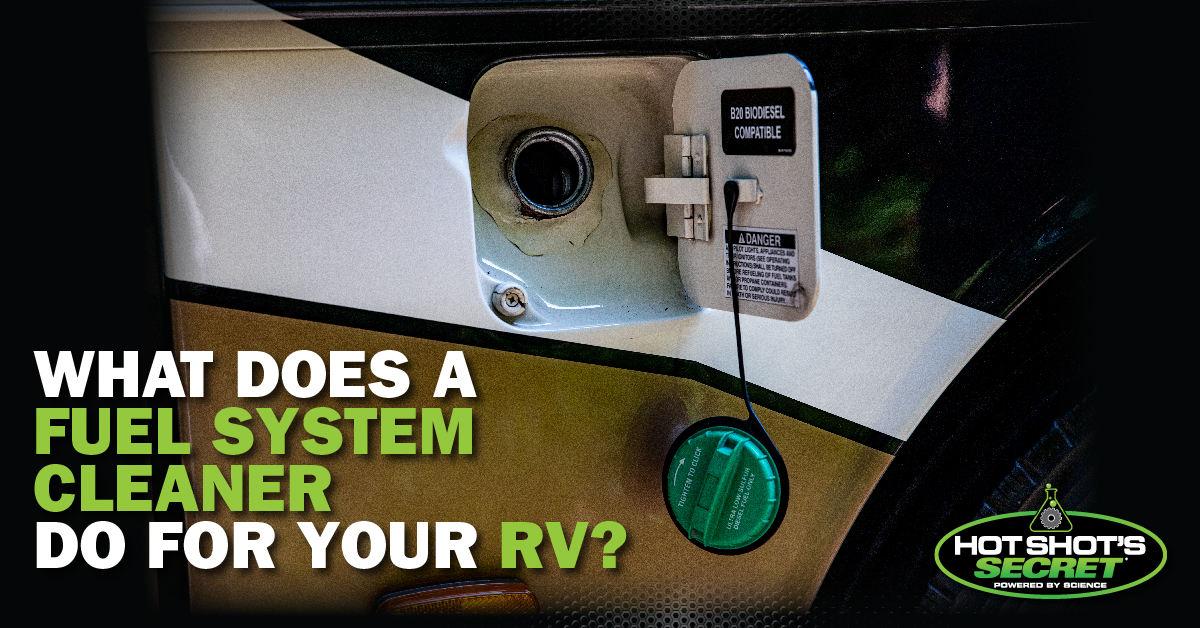 What does a fuel system cleaner do for your RV?