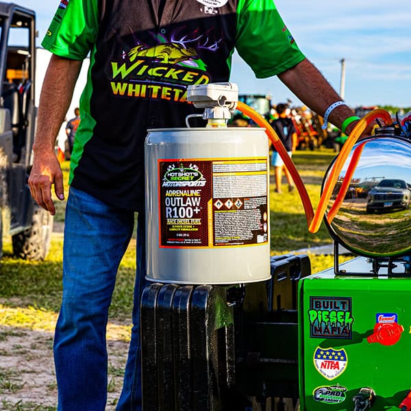 ADRENALINE OUTLAW R100+ Diesel Racing Fuel in use