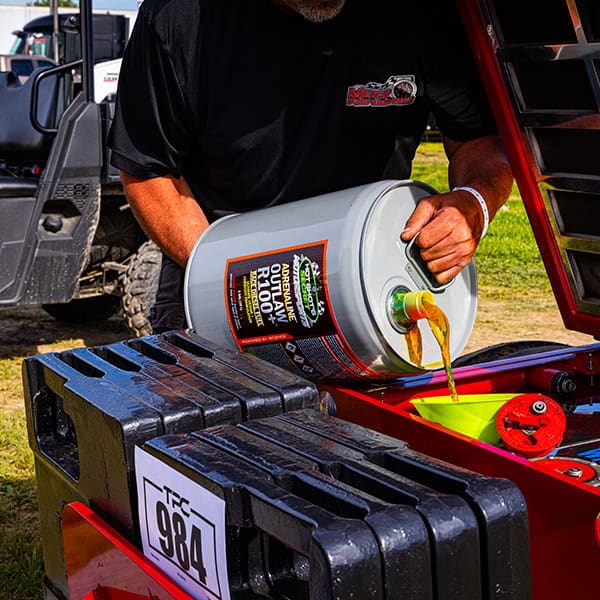 ADRENALINE OUTLAW R100+ Diesel Racing Fuel in use