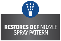 restores def nozzle spray patter