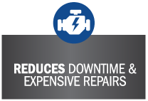 reduces downtime and expensive repairs